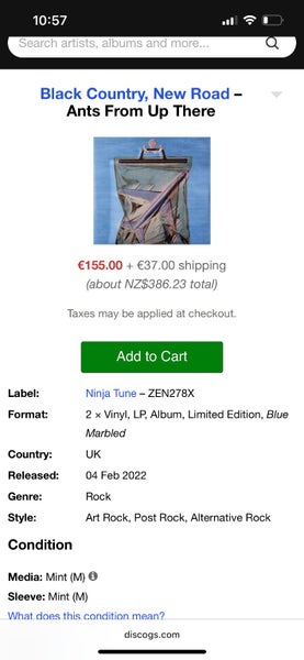 Black country new road Ants from up there SIGNED limited64017305748227113