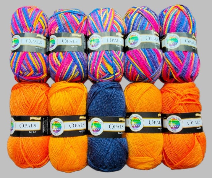 Countrywide Yarns Opals 8ply - 10 pack ***$1 RESERVE*** Carousel 1
