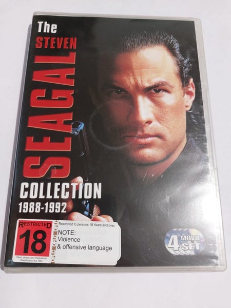 Steven Seagal 4 DVD Movie Collection 1988 - 1992 Region 4 Carousel 1