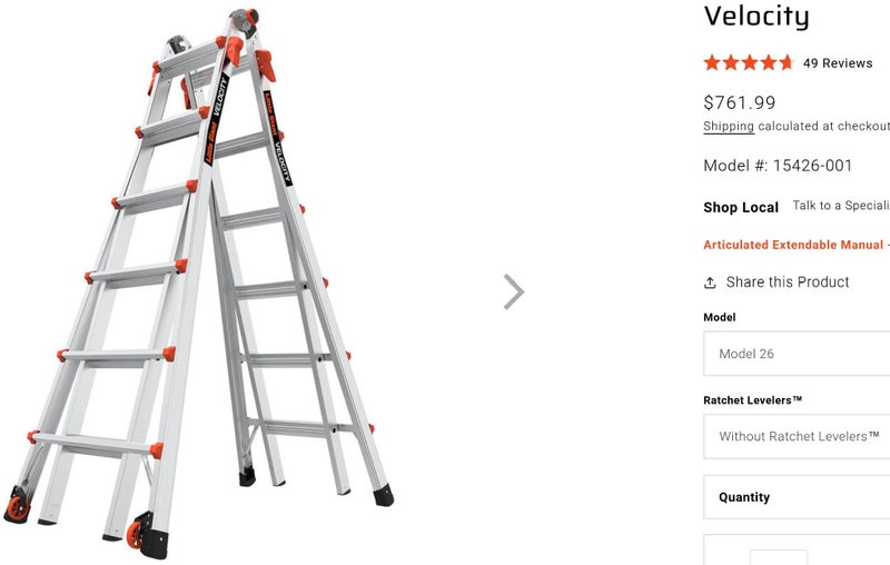 Little Giant Scaffold Ladder System. All Inclusive. Carousel 1