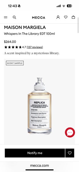 Maison Margiela Whispers in the Library. 100ml BNWT Carousel 1