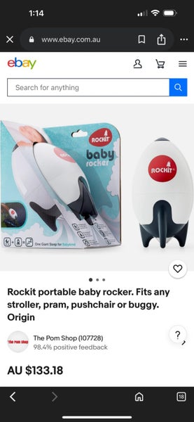 Rocket Baby Rocker Carousel 1