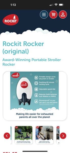 Rocket Baby Rocker Carousel 2