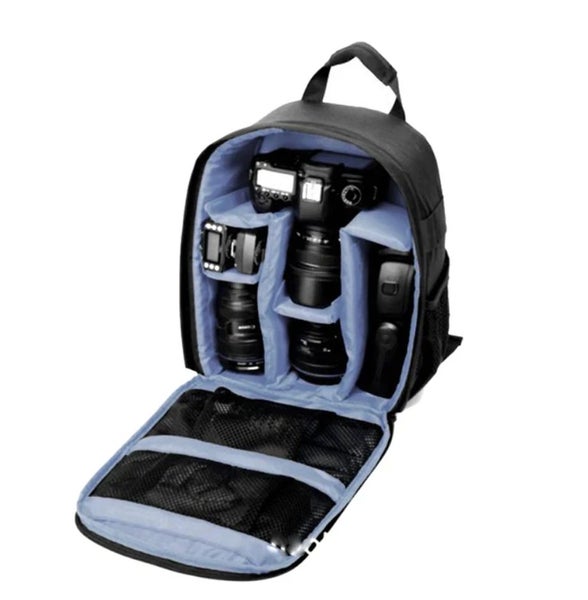 Waterproof DSLR Camera Shoulder Backpack - Grey / Black Carousel 1