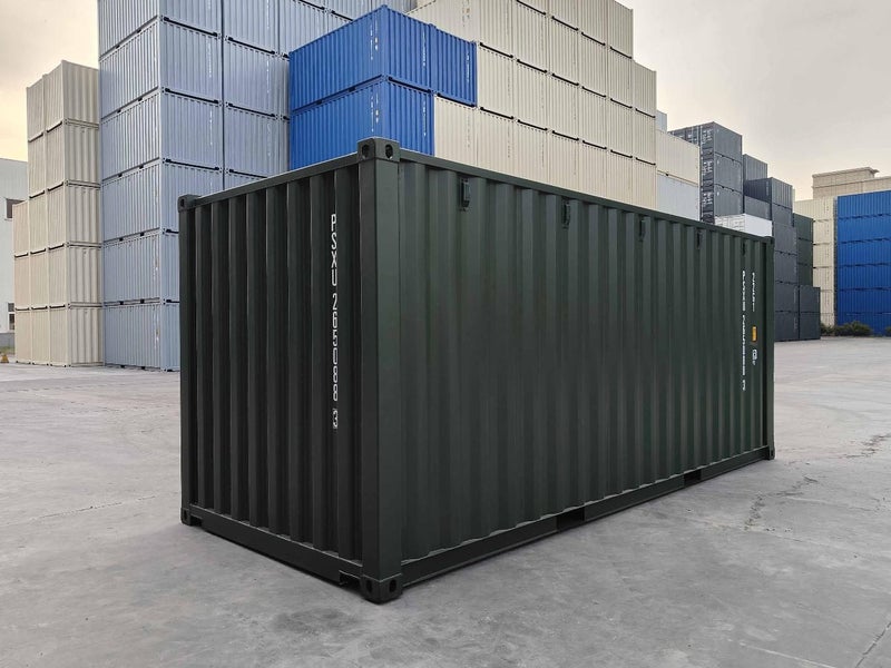 20ft Std New Build Shipping Container - Green64018431217538113