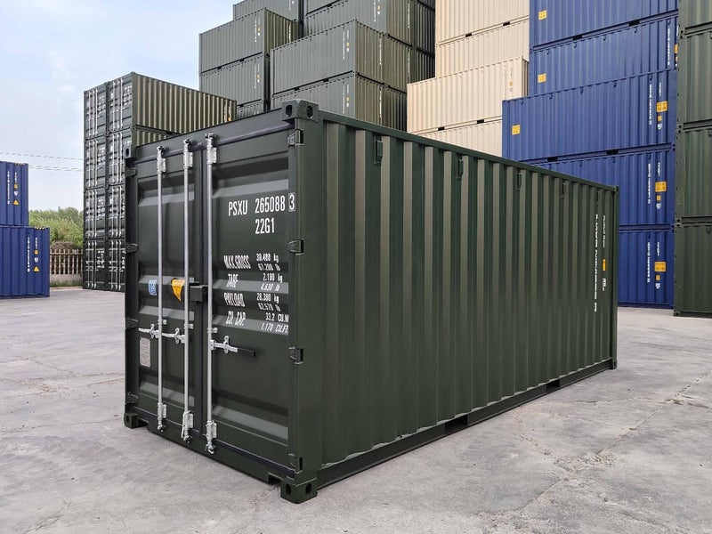 20ft Std New Build Shipping Container - Green64018538295939112