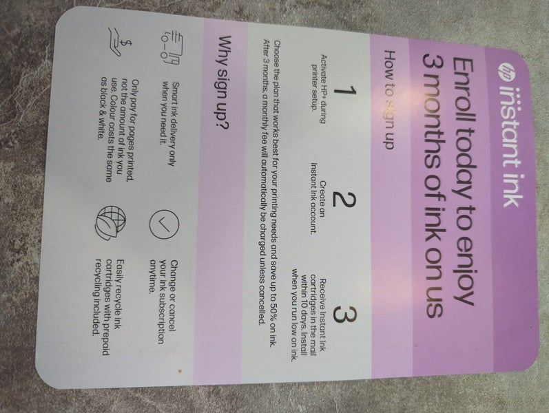 HP Envy 6130e printer Carousel 2