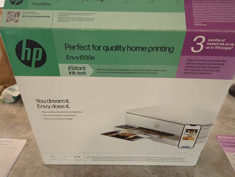 HP Envy 6130e printer Carousel 3