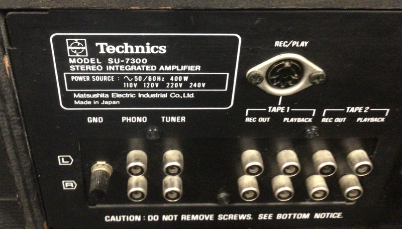 Technics Amplifier SU-7300 , $1 Reserve Carousel 8