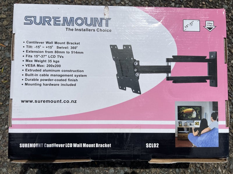 Surmount TV Wall Bracket (NEW) unopened Carousel 1