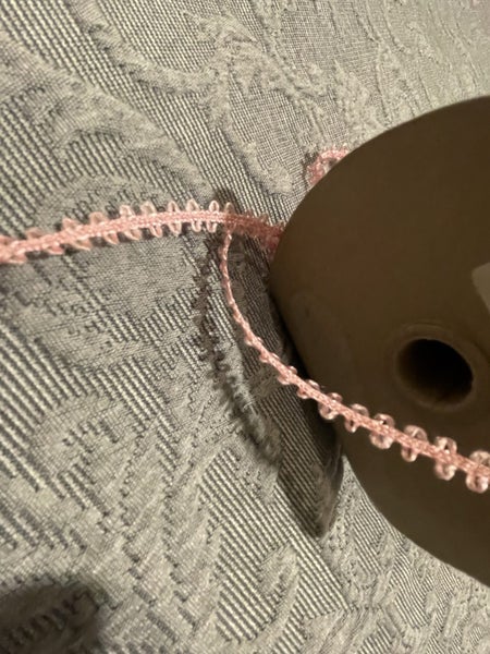 A roll of lovely UNUSED British made pink lace - similar to rick rack Carousel 2