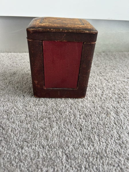 Carriage clock with original case and key Carousel 14