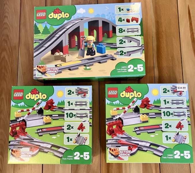 Multiple Duplo Train Bridge and Tracks sets Carousel 1