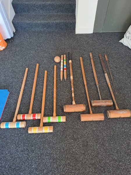Antique Croquet set with arthur ross Carousel 1