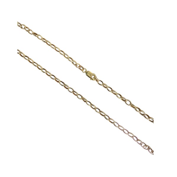 9CT Y/G BELCHER NECKLACE Carousel 2