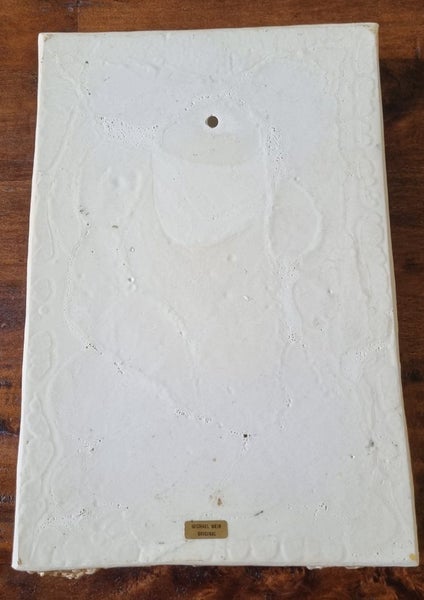 Michael Weir Sculpture Wall Plaque 1996 Carousel 6