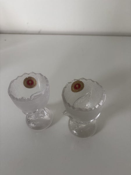 Portieux crystal egg cup set of 6 Carousel 2
