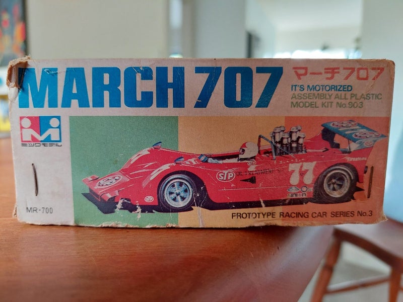 March 707 (Chris Amon) Can Am car box art, BOX ONLY Carousel 6