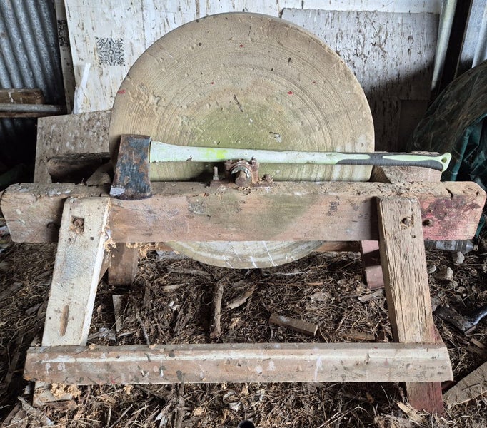 Antique sharpening stone Carousel 1