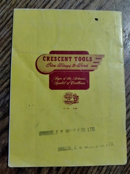 Vintage tool company brochure How to use hand tools Crescent Tool Company NY Carousel 3