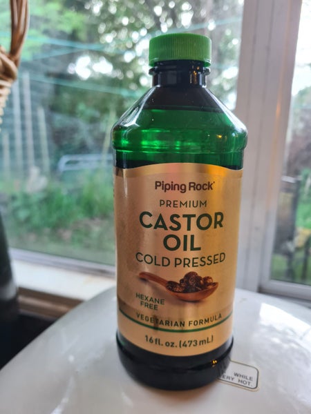 Castor Oil USA made by highly reputable Piping Rock 473ml USA FDA Approved Carousel 1