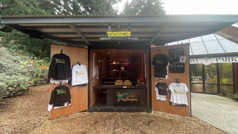 10ft Black shipping container - custom fitted64019743458049110