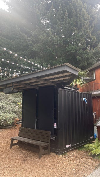 10ft Black shipping container - custom fitted64019743458049111
