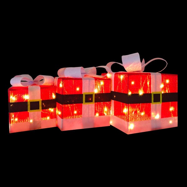 Christmas LED Lights Gift Boxes Xmas Tree Decorations Carousel 14