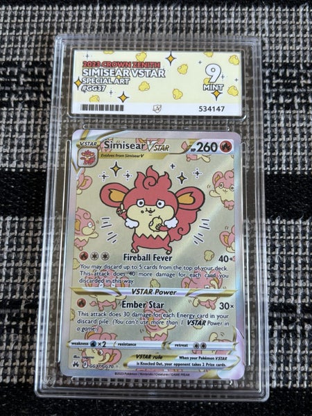 ACE 9 Simisear Vstar GG37 Pokemon card **$1 RESERVE** Carousel 1