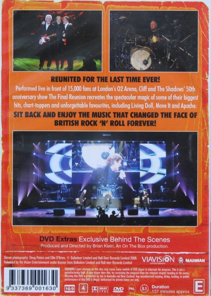 Cliff Richard & Shadows Live in London 2009 DVD Carousel 2