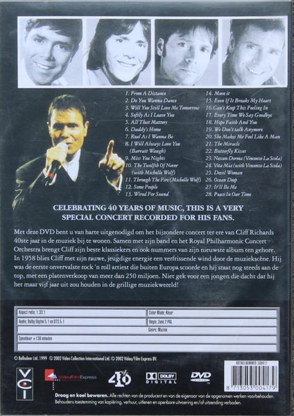 Cliff Richard the 40th Anniversary Concert DVD Carousel 2