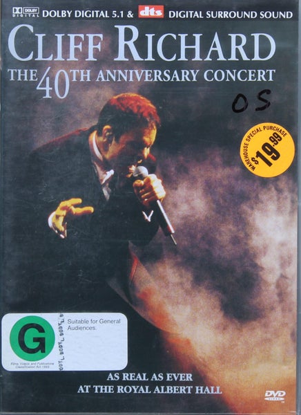 Cliff Richard the 40th Anniversary Concert DVD Carousel 1