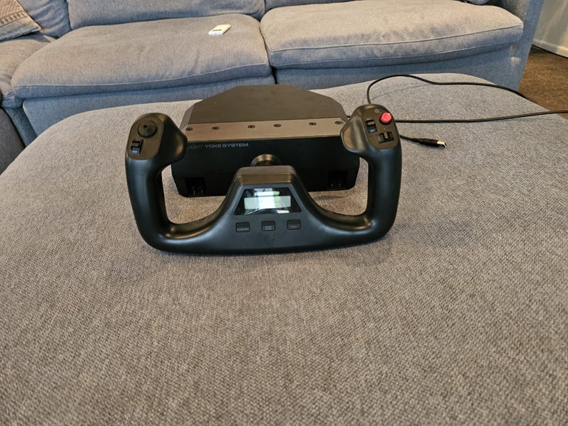 Logitech Pro Flight Gaming Yoke System, Professional Simulation Yoke and Throttl Carousel 2