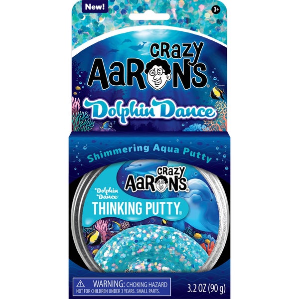 Crazy Aarons Dolphin Dance Trendsetters Thinking Putty Carousel 2