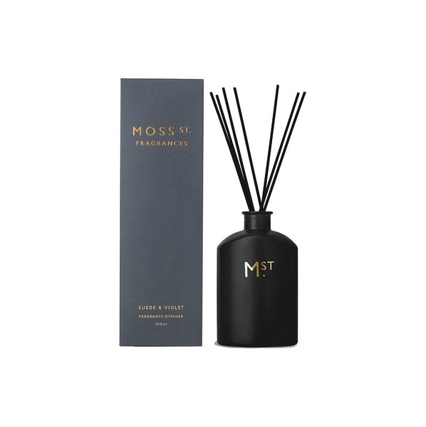Moss St. Fragrances Suede & Violet - Mini Fragrance Diffuser 100ml Carousel 1