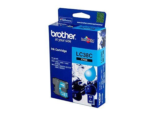 Brother LC38C Cyan Ink Carousel 1