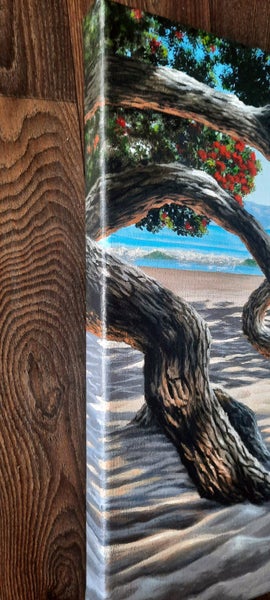 Striking, Original Painting of Stanmore Bay Carousel 6