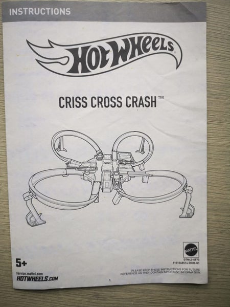 Hot Wheels Criss Cross Crash Set Carousel 10