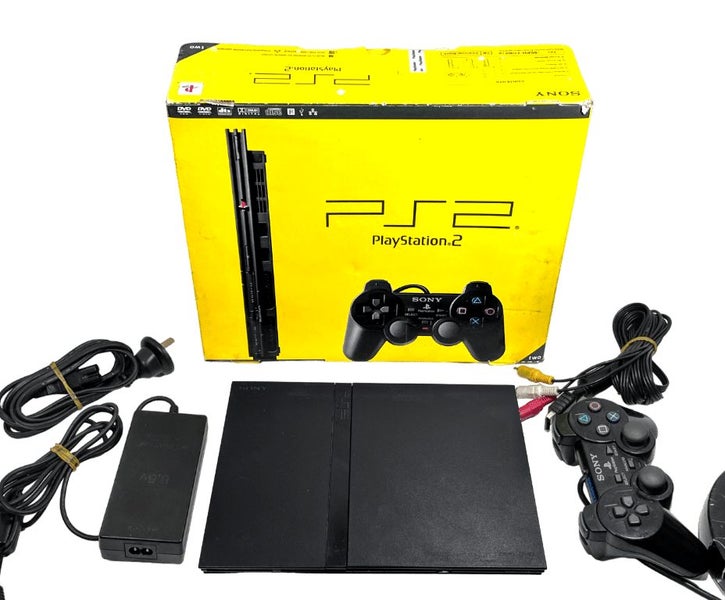 PS2 Slim Console + Genuine Sony Controller *BOXED* Carousel 1