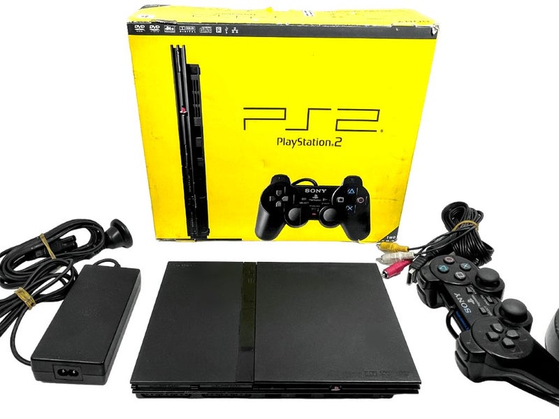 PS2 Slim Console + Genuine Sony Controller *BOXED* Carousel 2