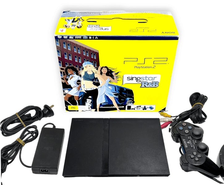 PS2 Slim Console + Genuine Sony Controller *BOXED* Carousel 1