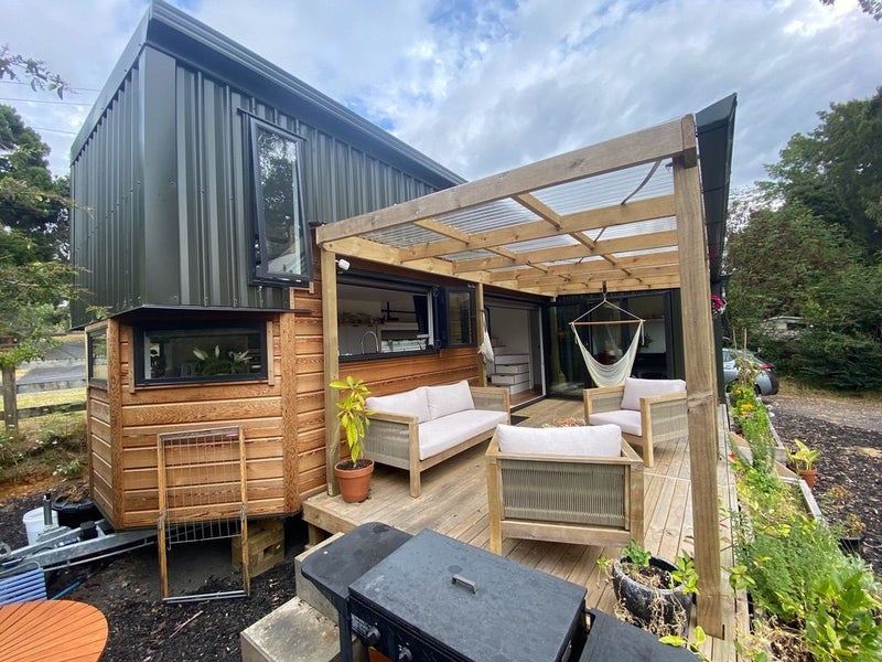 Luxury Tiny Home with Deck, Pod, 5,000L Water Tank Carousel 2