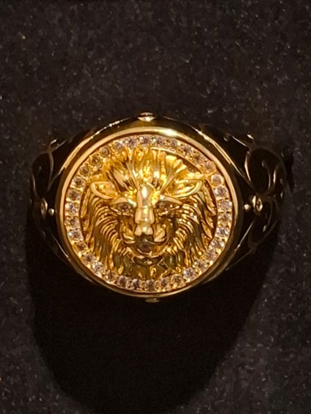 $1R Combo: Army “This We’ll Defend” Ring + 18K Gold Lion Zircon Ring + Boxes Carousel 2