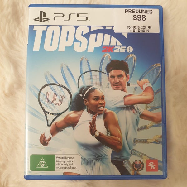 PS5 - Top Spin 2k25-Preowned, Original Case - Excellent Condition Carousel 1