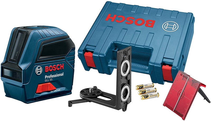 Bosch Self-Leveling Cross-Line Red-Beam Laser Level GLL 55 Carousel 1