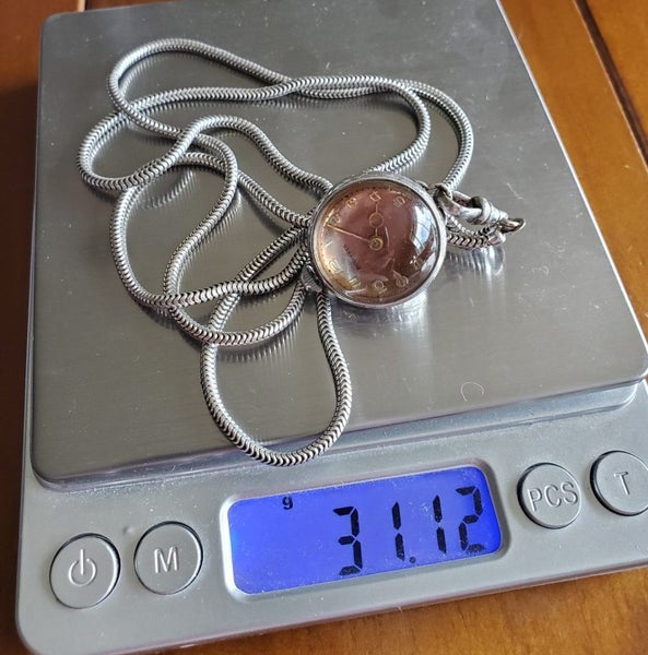 Rare Antique Art Nouveau Swiss Bucherer Skeleton Pendant Watch *** Carousel 14