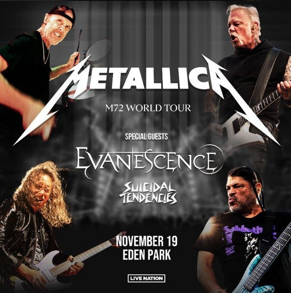 Metallica M72 Ticket - Front Standing GA 164063265095041110