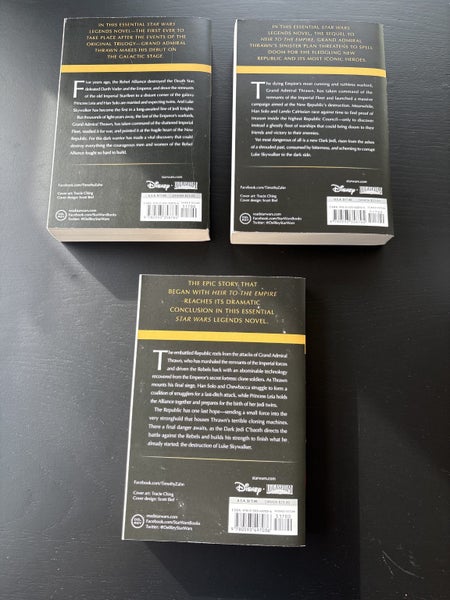 Star Wars Thrawn Trilogy (Timothy Zahn) - Essential Legends Collection AS NEW64027256464259112