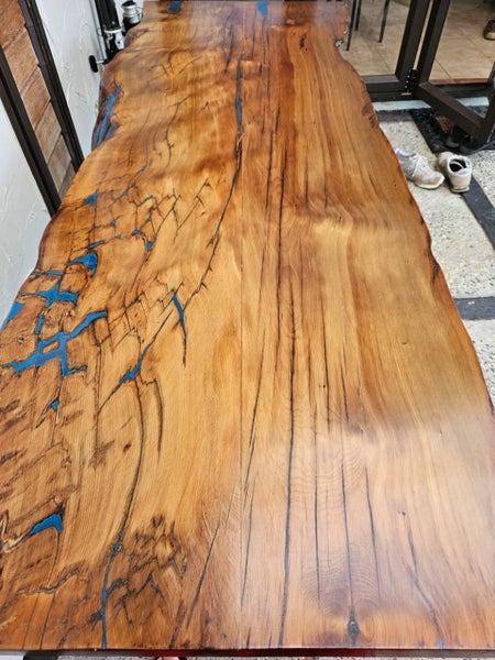 Live edge table macrocarpa & resin64027521049219113