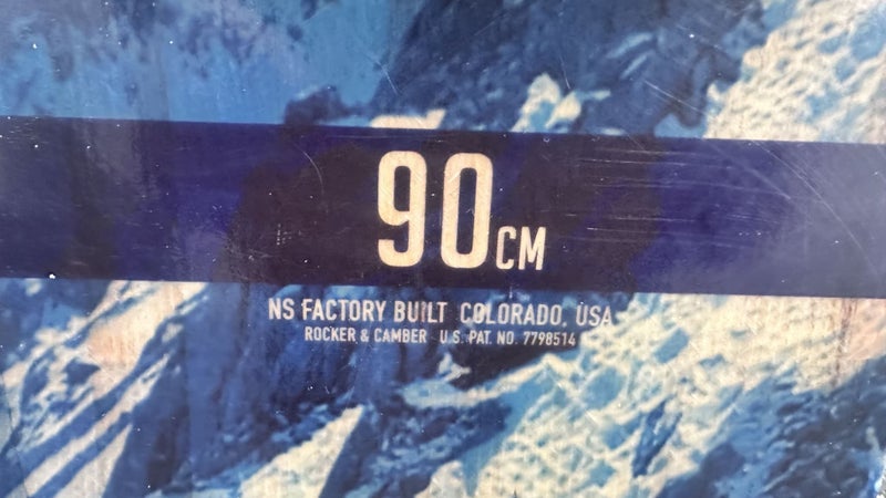 NS Kids Snowboard with Burton bindings 90cm Carousel 2